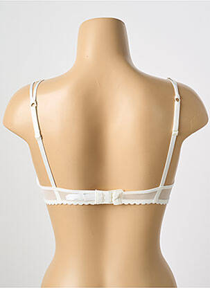 Sutien efect material satinat top sutien push-up bej PASSIONATA femeie