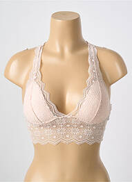 Sutien fără armatură bralete roz PASSIONATA femme