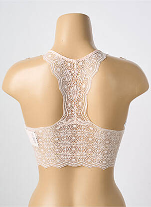 Sutien efect material satinat bralete roz PASSIONATA femeie