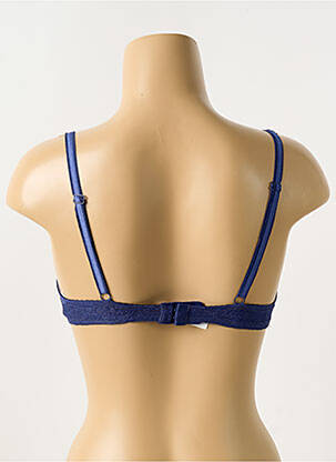 Sutien efect material satinat top sutien modelat albastru PASSIONATA femeie