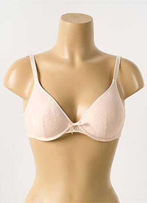 Sutien efect material satinat top sutien modelat roz PASSIONATA femeie