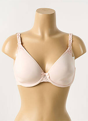 Sutien efect material satinat top sutien modelat roz SIMONE PERELE femeie
