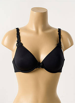 Sutien efect material satinat top sutien modelat negru SIMONE PERELE femeie