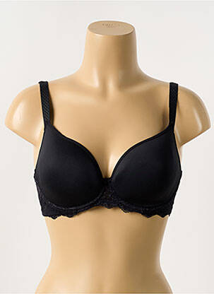 Sutien efect material satinat top sutien modelat negru SIMONE PERELE femeie