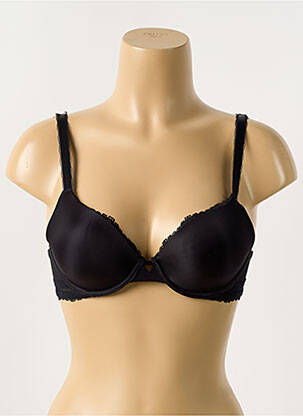 Sutien efect material satinat top sutien modelat negru SIMONE PERELE femeie