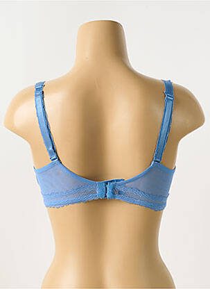 Sutien efect material satinat top sutien modelat albastru SIMONE PERELE femeie