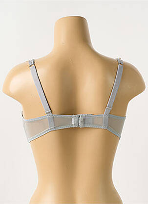 Sutien efect material satinat top sutien modelat gri IMPLICITE femeie
