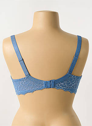 Sutien efect material satinat top sutien modelat albastru SIMONE PERELE femeie