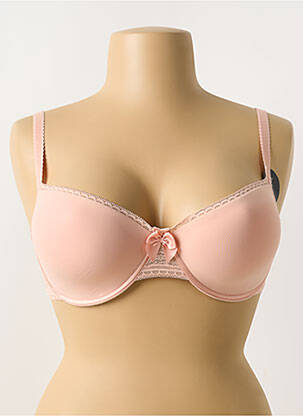 Sutien efect material satinat top sutien modelat roz PASSIONATA femeie