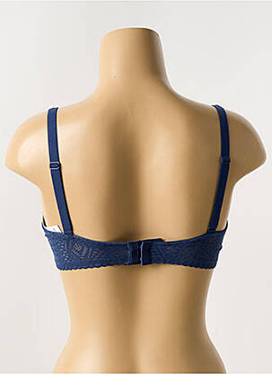 Sutien efect material satinat top sutien modelat albastru PASSIONATA femeie