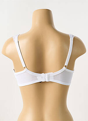 Sutien efect material satinat top sutien modelat alb PASSIONATA femeie
