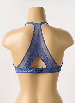 Sutien efect material satinat top sutien modelat albastru PASSIONATA femeie