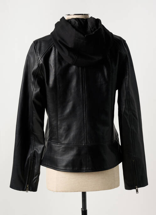 Geacă din piele negru PAUL AJAMIAN femeie