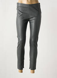 Pantalon slim subțire talie înaltă gri PAUL AJAMIAN femme