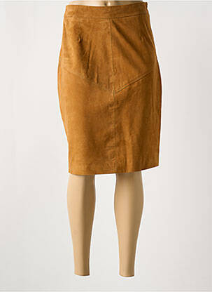 Fustă midi portocaliu PAUL AJAMIAN femeie