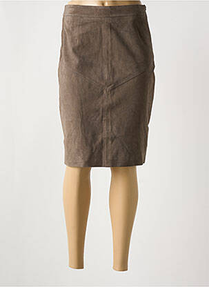 Fustă midi gri PAUL AJAMIAN femeie