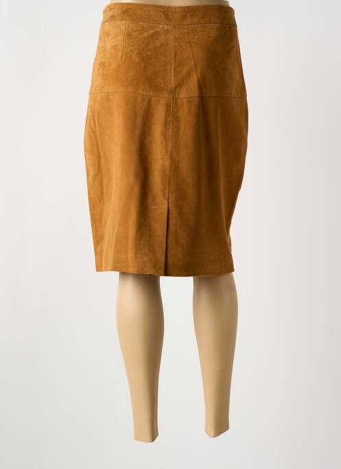 Fustă midi portocaliu PAUL AJAMIAN femeie