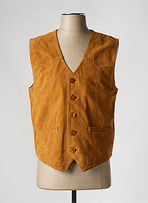 Vestă fără mâneci maro PAUL AJAMIAN bărbat