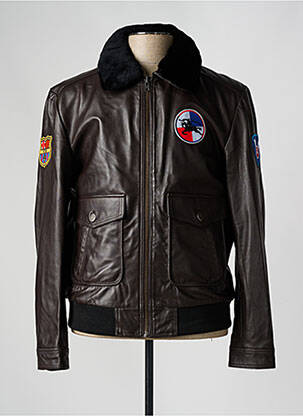 Geacă maro PAUL AJAMIAN bărbat