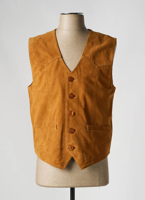 Vestă fără mâneci maro PAUL AJAMIAN bărbat