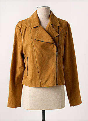 Geci din piele ecologică maro PAUL AJAMIAN femeie