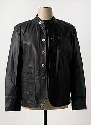 Geacă din piele negru PAUL AJAMIAN femeie