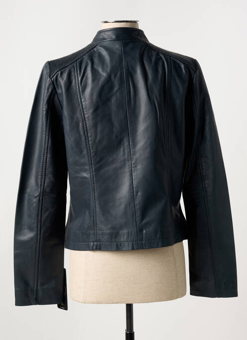 Geacă din piele albastru PAUL AJAMIAN femeie