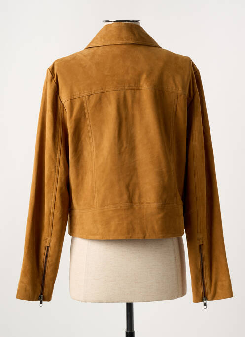 Geci din piele ecologică maro PAUL AJAMIAN femeie