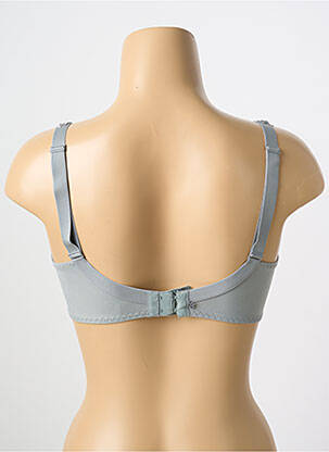 Sutien efect material satinat sutien cupe întregi cu decolteu înalt gri SIMONE PERELE femeie