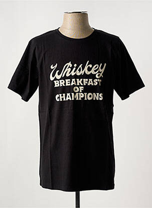 Tricou negru IRON AND RESIN bărbat