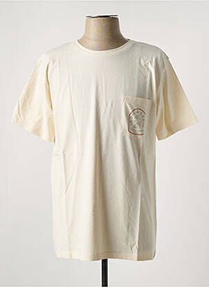 Tricou elasticitate mâneci scurte bej IRON AND RESIN bărbat