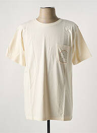 Tricou elasticitate mâneci scurte bej IRON AND RESIN homme