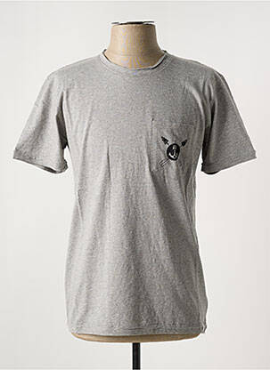 Tricou elasticitate mâneci scurte gri IRON AND RESIN bărbat