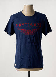 Tricou elasticitate mâneci scurte albastru DAYTONA homme