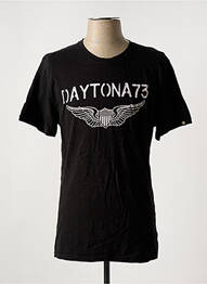 Tricou elasticitate mâneci scurte negru DAYTONA bărbat