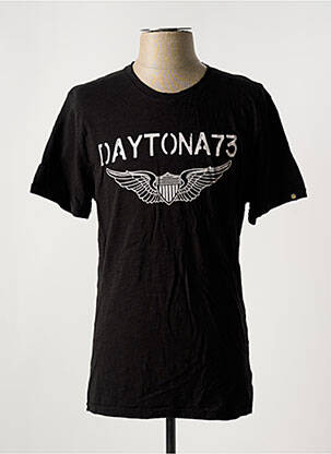 Tricou negru DAYTONA bărbat