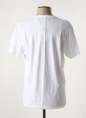 Tricou elasticitate mâneci scurte alb D73 bărbat