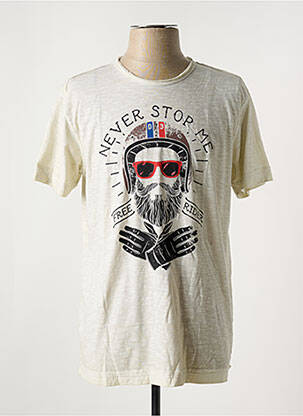 Tricou bej DAYTONA bărbat