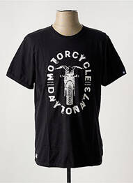 Tricou elasticitate mâneci scurte negru DAYTONA bărbat