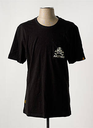 Tricou elasticitate mâneci scurte negru DAYTONA bărbat