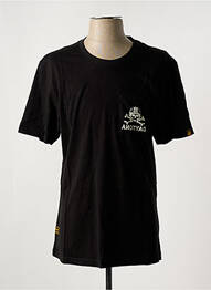 Tricou elasticitate mâneci scurte negru DAYTONA bărbat
