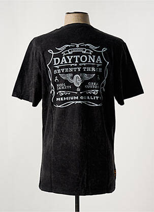 Tricou elasticitate mâneci scurte negru DAYTONA bărbat