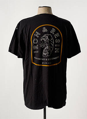 Tricou elasticitate mâneci scurte negru IRON AND RESIN bărbat