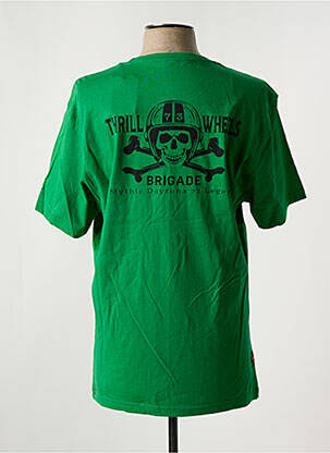 Tricou elasticitate mâneci scurte verde DAYTONA bărbat