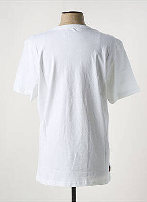 Tricou broderie mâneci scurte alb DAYTONA bărbat