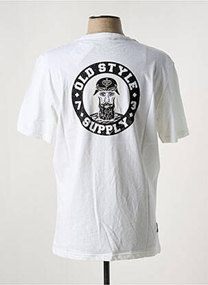 Tricou elasticitate mâneci scurte alb DAYTONA bărbat
