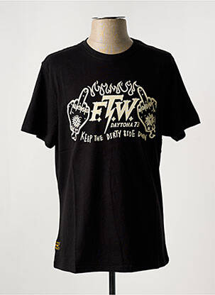 Tricou negru DAYTONA bărbat