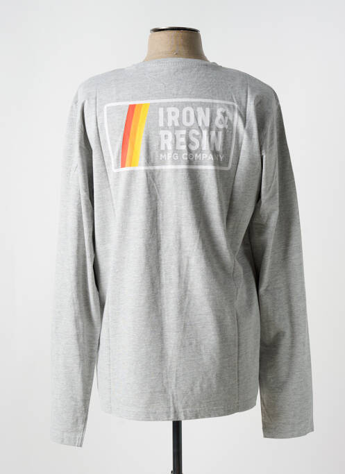 Tricou gri IRON AND RESIN bărbat