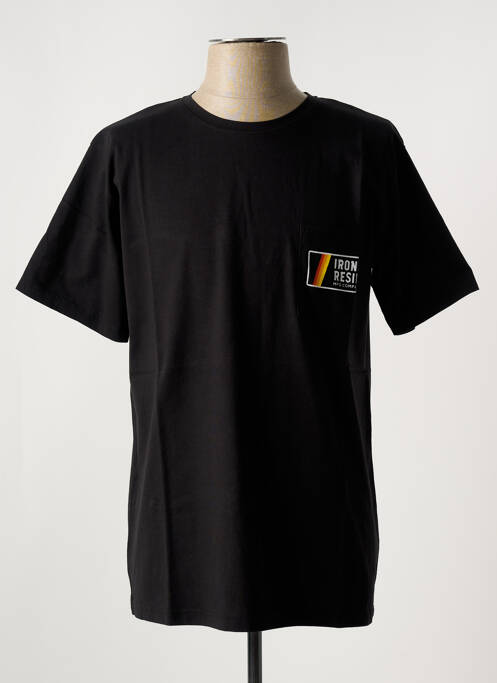 Tricou negru IRON AND RESIN bărbat