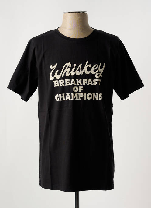 Tricou negru IRON AND RESIN bărbat